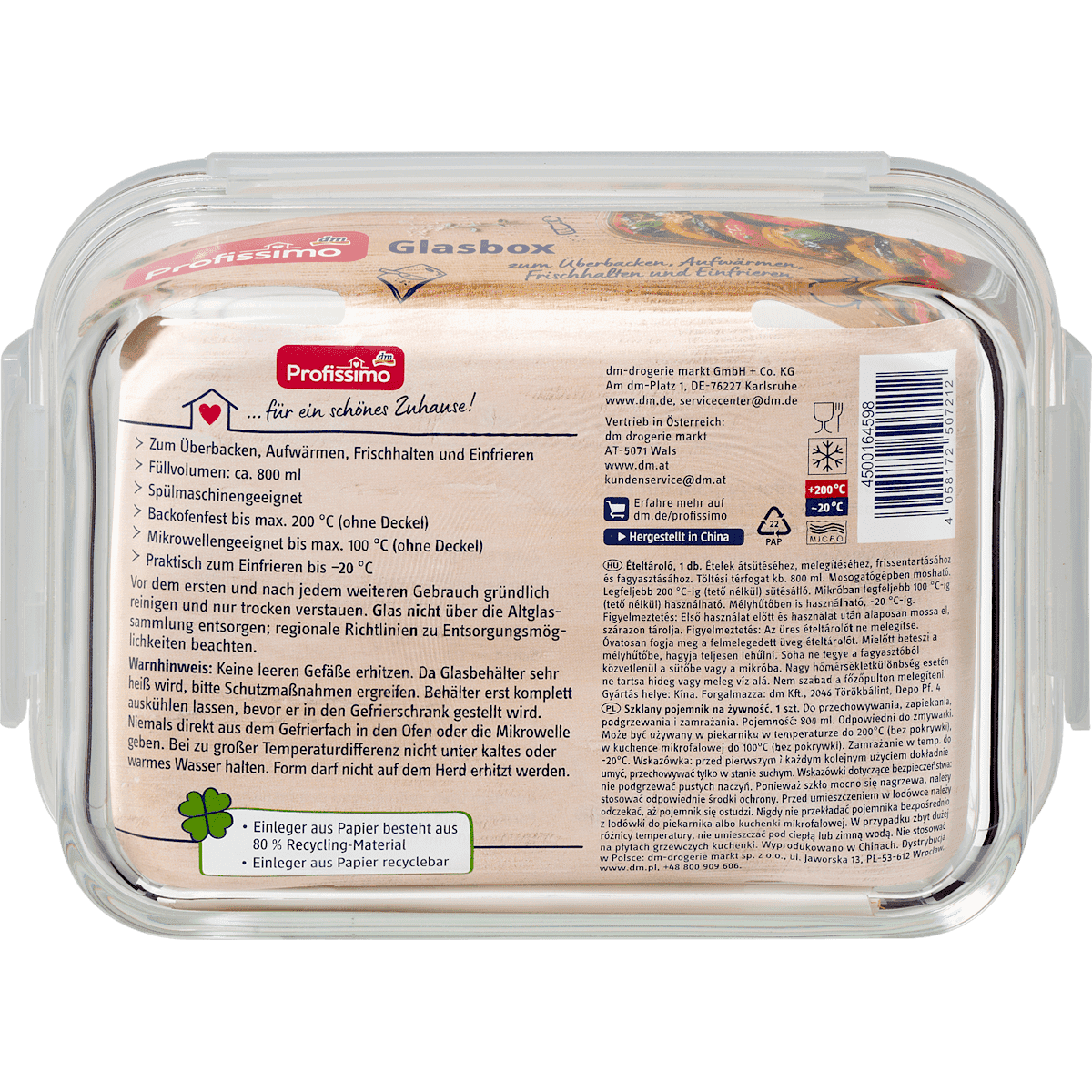 Profissimo Glasbox, 1 pc (Profissimo Glasbox, 1 St) — authentic German product in Morocco
