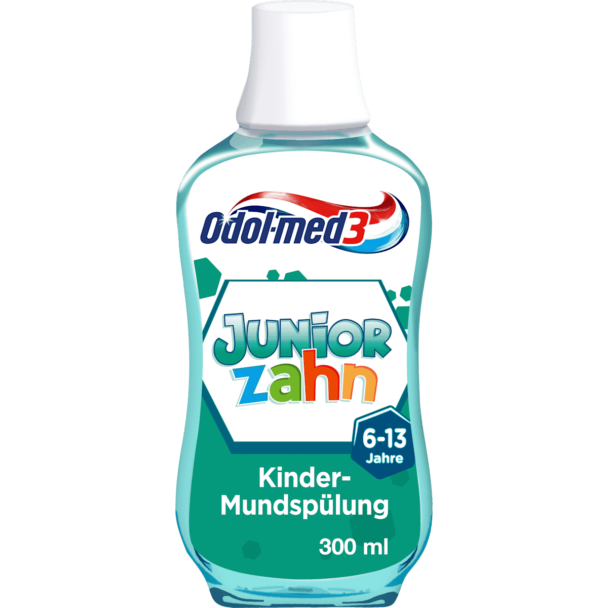 Odol med 3 mouthwash Child Junior, 6-13 years, 300 ml — authentic German product in Morocco