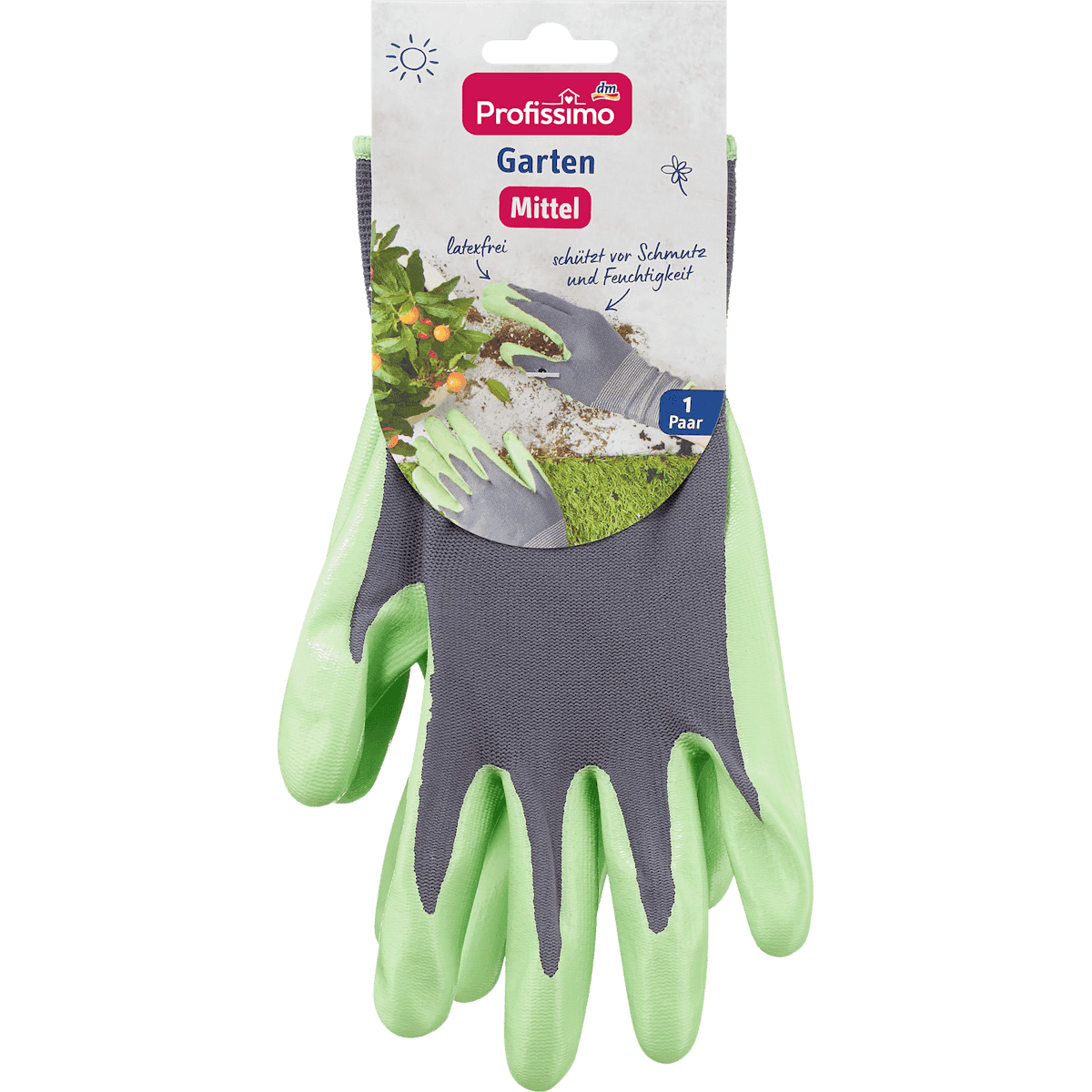 Profissimo Gants de jardinage (1 paire), 1 pièce (Profissimo Gartenhandschuhe (1 Paar), 1 St) — produit allemand authentique au Maroc