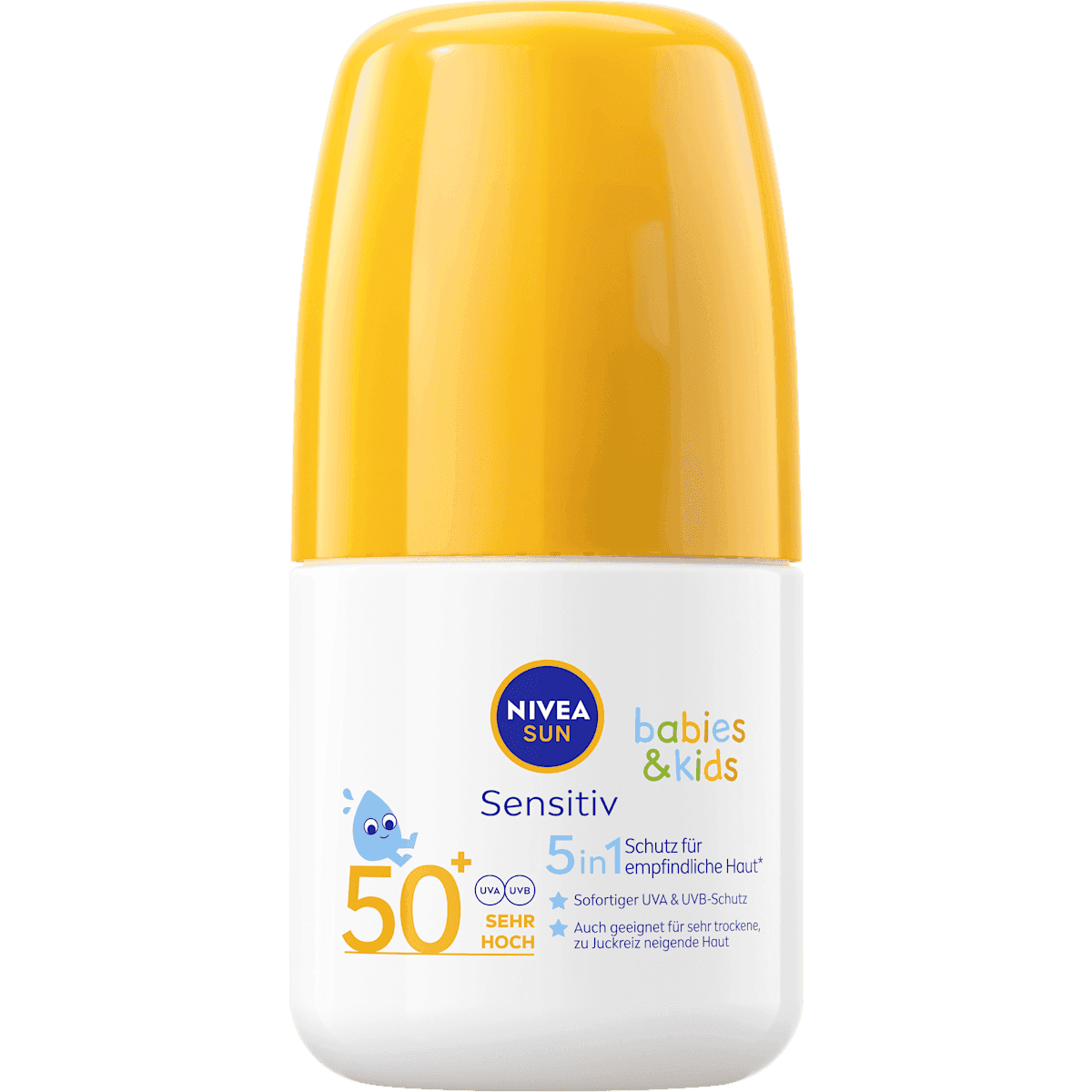 NIVEA SUN Sonnenroller babies & kids sensitiv LSF 50+, 50 ml — produit allemand authentique au Maroc