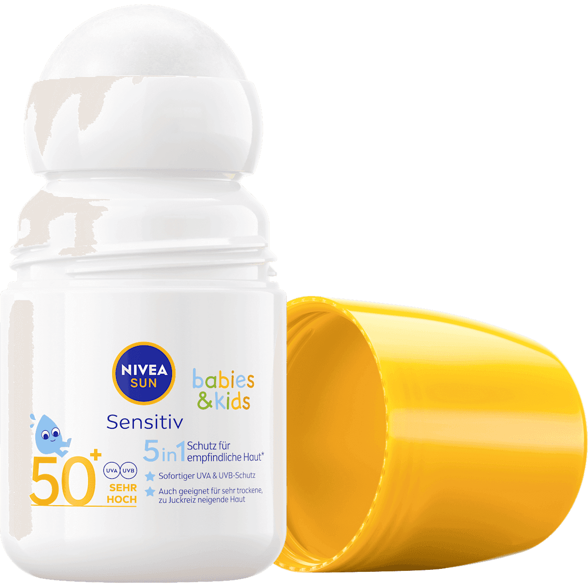 NIVEA SUN Sonnenroller babies & kids sensitiv LSF 50+, 50 ml — authentic German product in Morocco