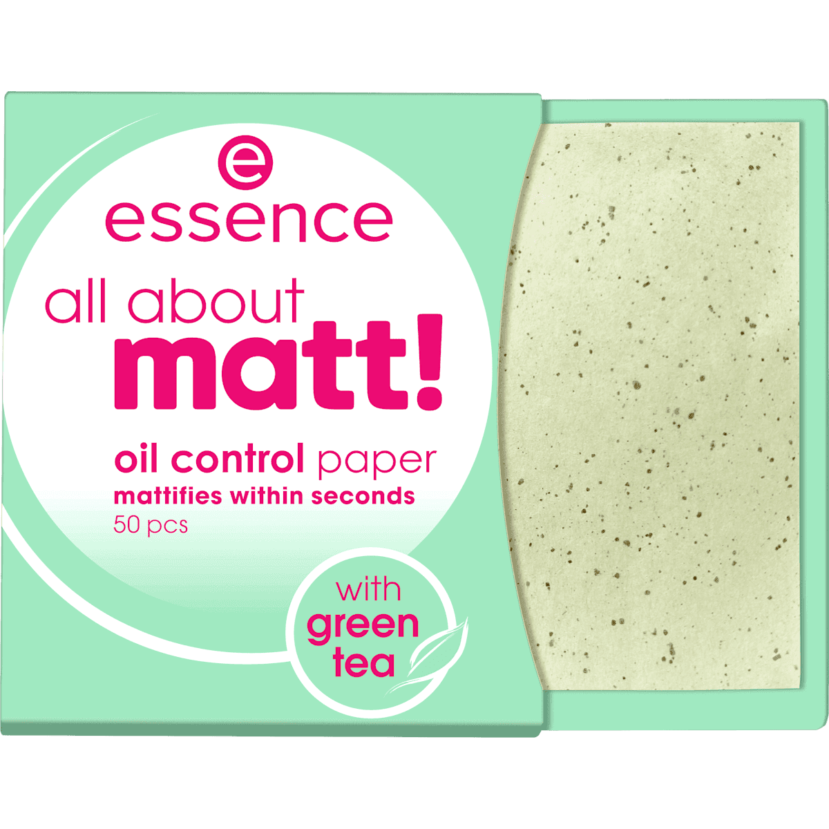 essence Papier matifiant All About Matt! Oil Control Paper, 50 pièces (essence Mattierendes Papier All About Matt! Oil Control Paper, 50 St) — produit allemand authentique au Maroc