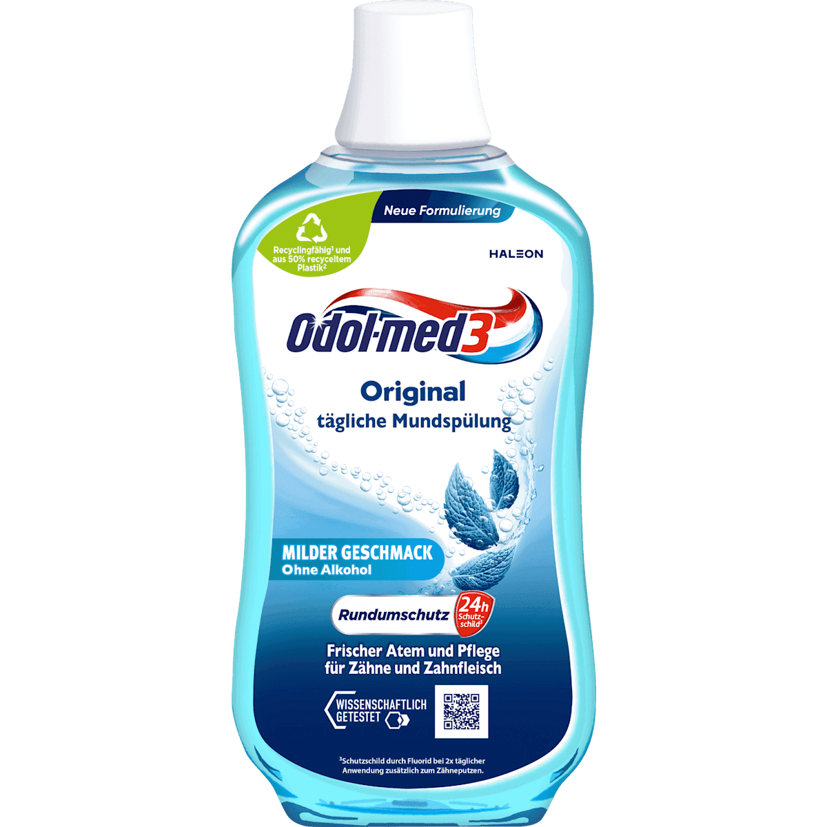 Odol med 3 mouthwash Original, 500 ml — authentic German product in Morocco