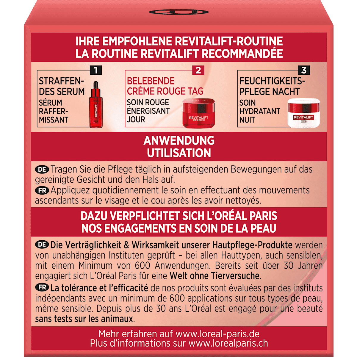 L'ORÉAL PARiS REVITALIFT crème visage Revitalift crème Blush, 50 ml (L'ORÉAL PARiS REVITALIFT Gesichtscreme Revitalift Crème Rouge, 50 ml) — منتج ألماني أصلي في المغرب