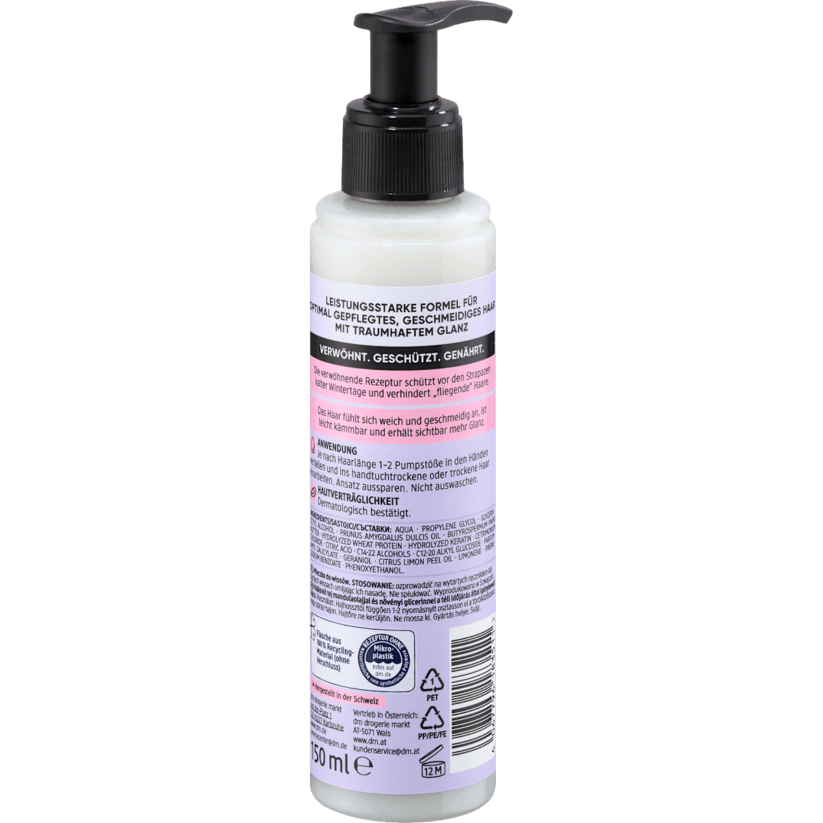 Balea PROFESSIONAL Lait capillaire Winter Protect, 150 ml (Balea PROFESSIONAL Haarmilch Winter Protect, 150 ml) — produit allemand authentique au Maroc