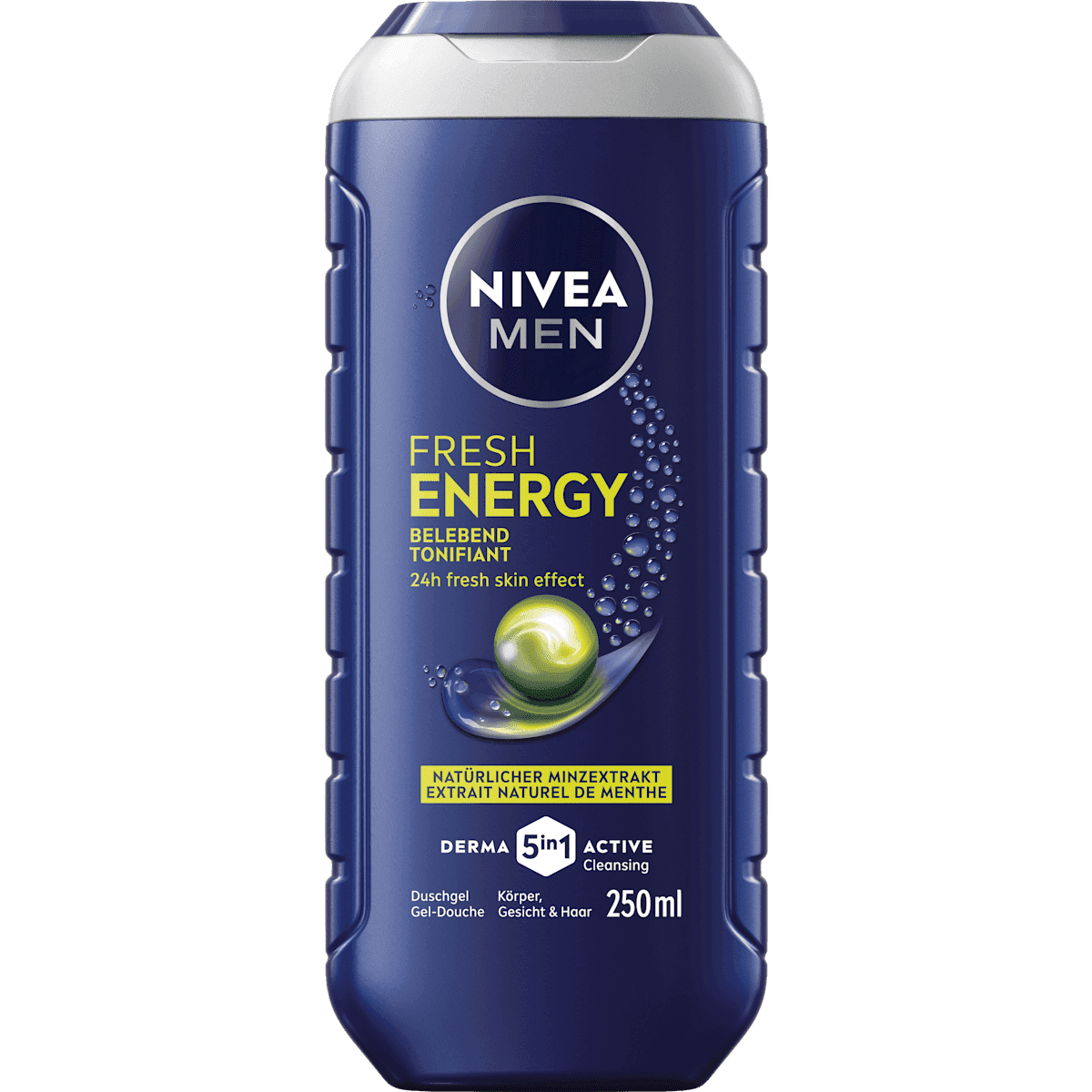NIVEA MEN Gel douche Fresh Energy 5in1, 250 ml — منتج ألماني أصلي في المغرب