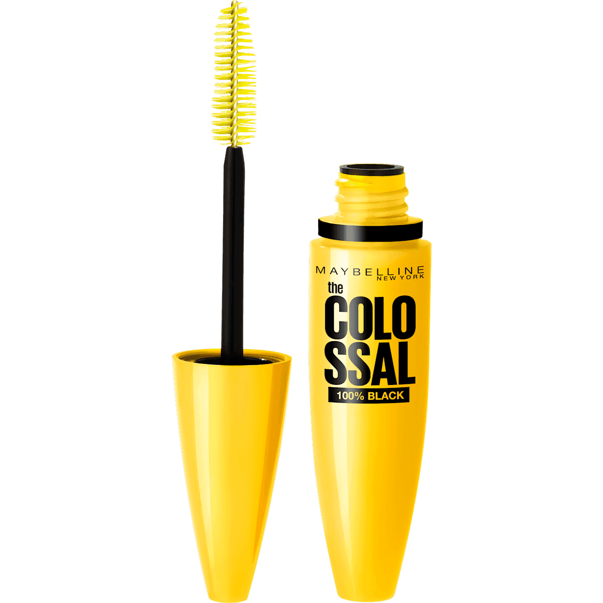 MAYBELLINE NEW YORK Mascara Volum Express Colossal 100% Black, 11 ml — منتج ألماني أصلي في المغرب