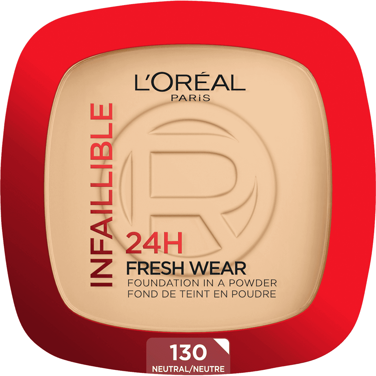 L'ORÉAL PARiS Foundation Poudre Infaillible 24H Fresh Wear 130 True Beige, 9 g — منتج ألماني أصلي في المغرب