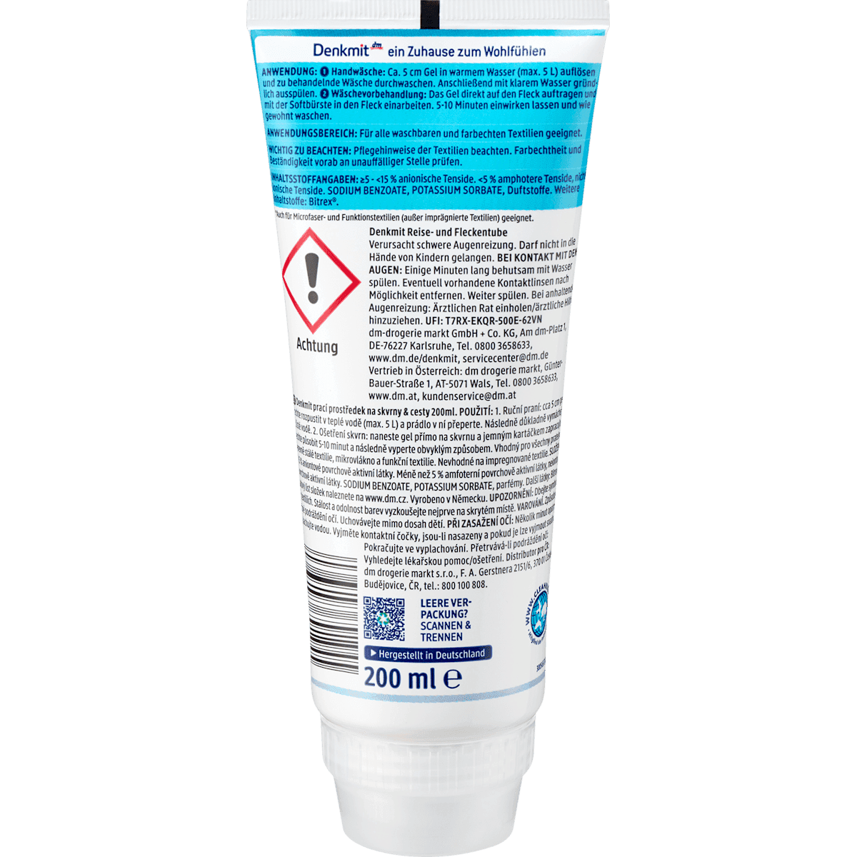 Denkmit Détachant format voyage, 200 ml (Denkmit Fleckenentferner Reisegröße, 200 ml) — منتج ألماني أصلي في المغرب