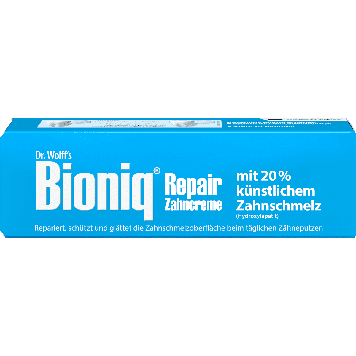Bioniq® Dentifrice Repair sans fluor, 75 ml (Bioniq® Zahnpasta Repair fluoridfrei, 75 ml) — produit allemand authentique au Maroc