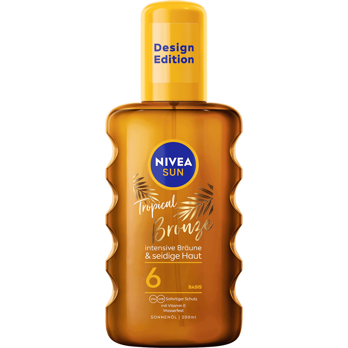 NIVEA SUN Huile solaire en spray tropical bronze, LSF 6, 200 ml (NIVEA SUN Sonnenölspray tropical bronze, LSF 6, 200 ml) — produit allemand authentique au Maroc