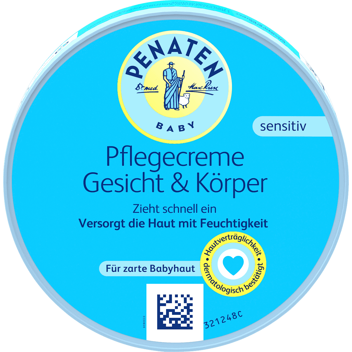 Penaten Bébé crème de soin visage & corps sensitiv, 100 ml (Penaten Baby Pflegecreme Gesicht & Körper sensitiv, 100 ml) — منتج ألماني أصلي في المغرب