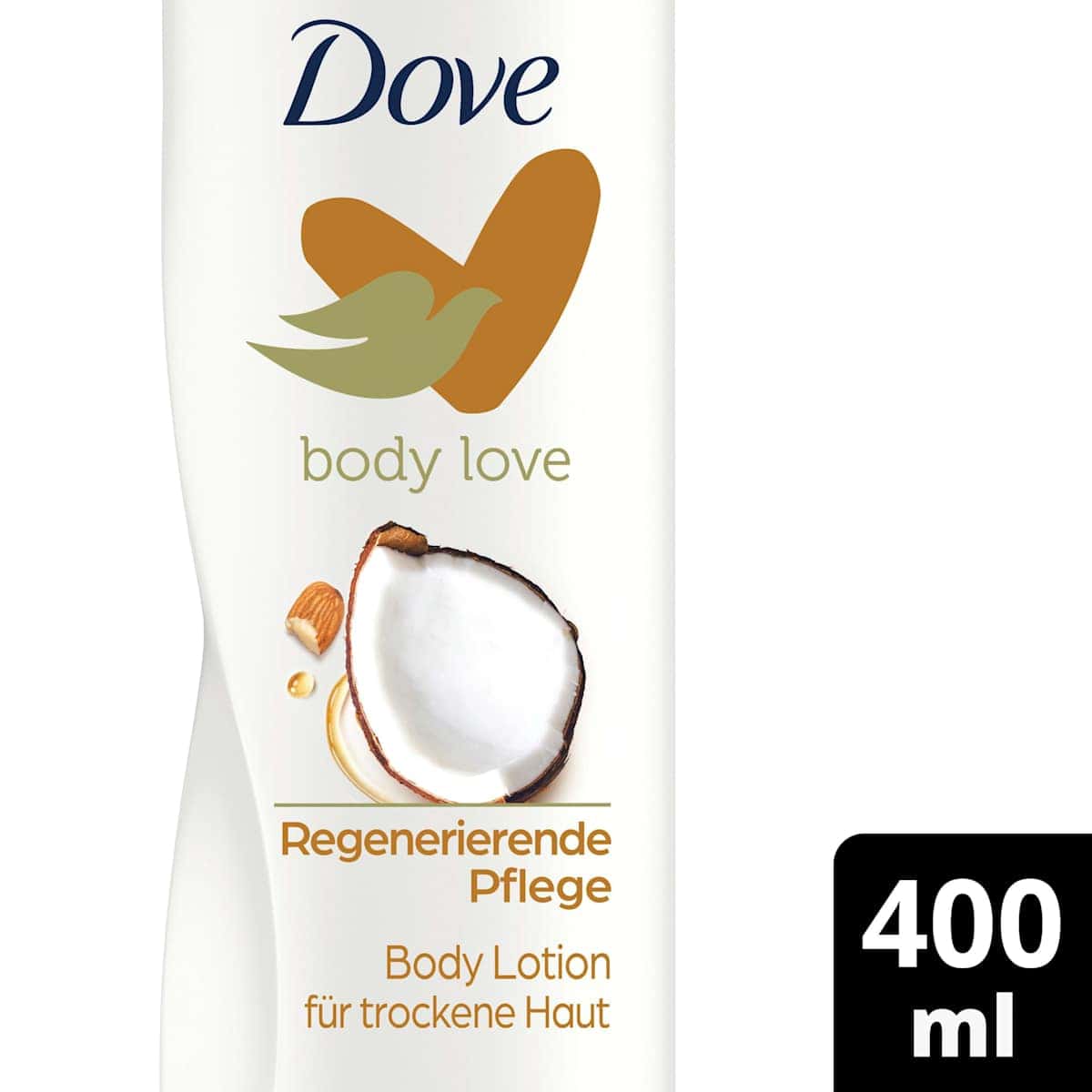 Dove Lait corporel body love soin régénérant, 400 ml — produit allemand authentique au Maroc
