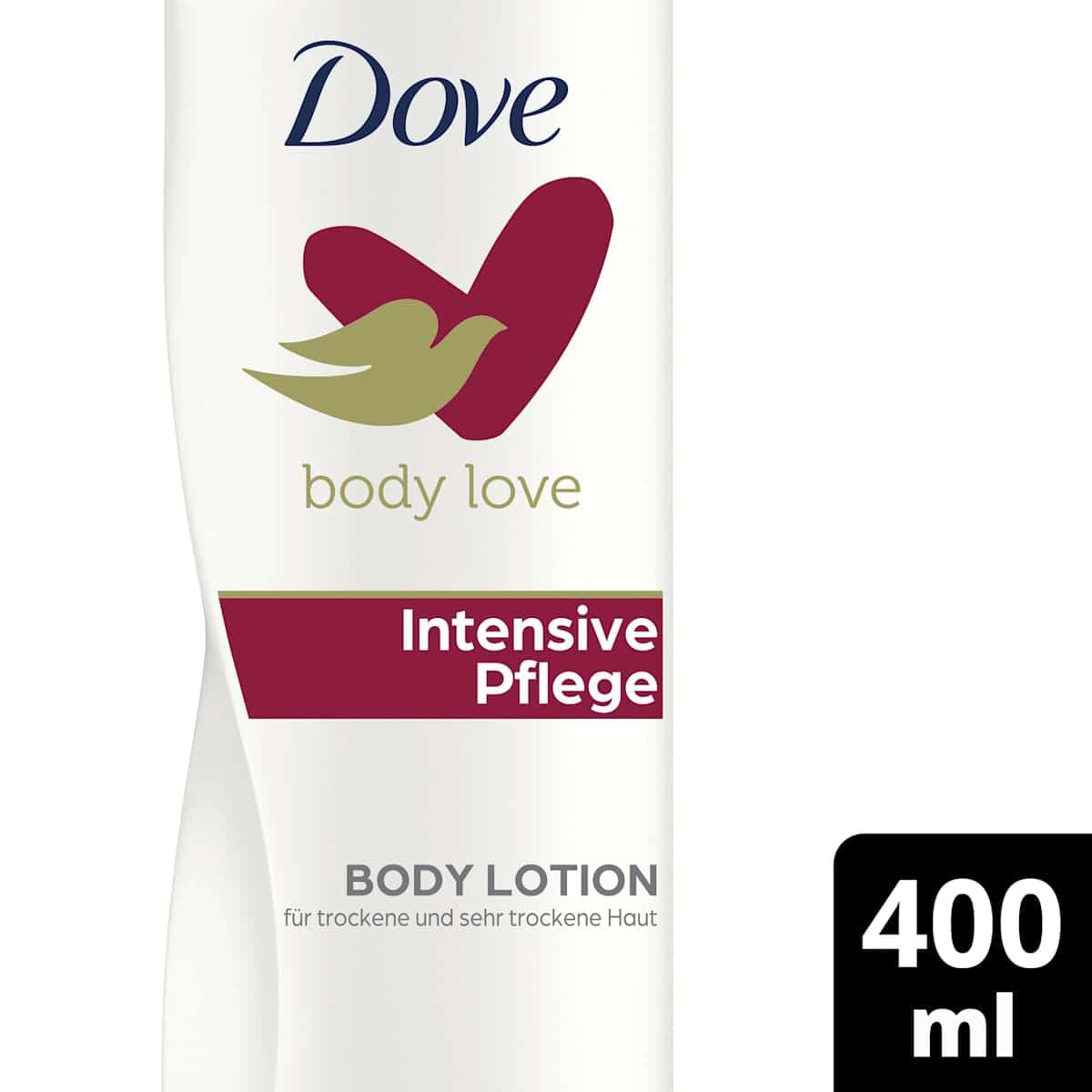 Dove Lait corporel body love soin intensif, 400 ml — produit allemand authentique au Maroc