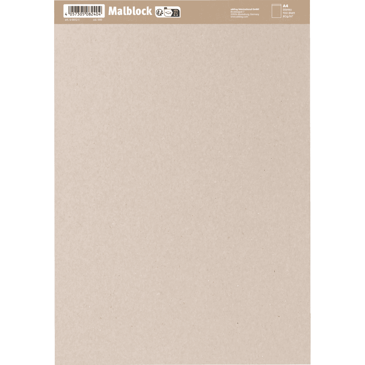 share Bloc à dessin A4 100 feuilles, 1 pièce (share Malblock A4 100 Blatt, 1 St) — produit allemand authentique au Maroc