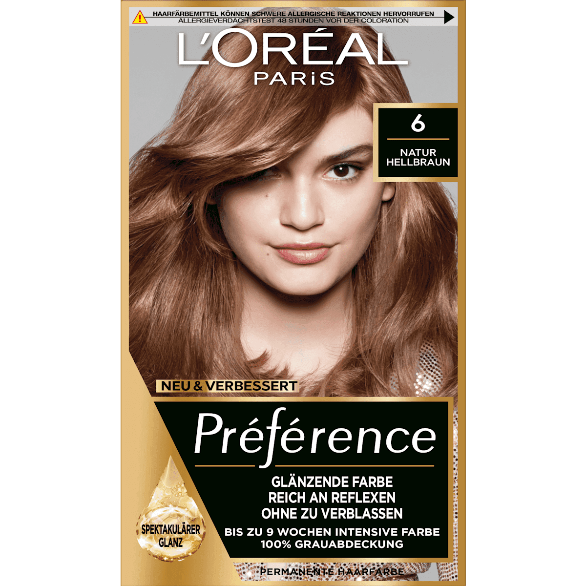 L'ORÉAL PARiS PRÉFÉRENCE Coloration 6 Natur châtain clair, 1 pièce — منتج ألماني أصلي في المغرب