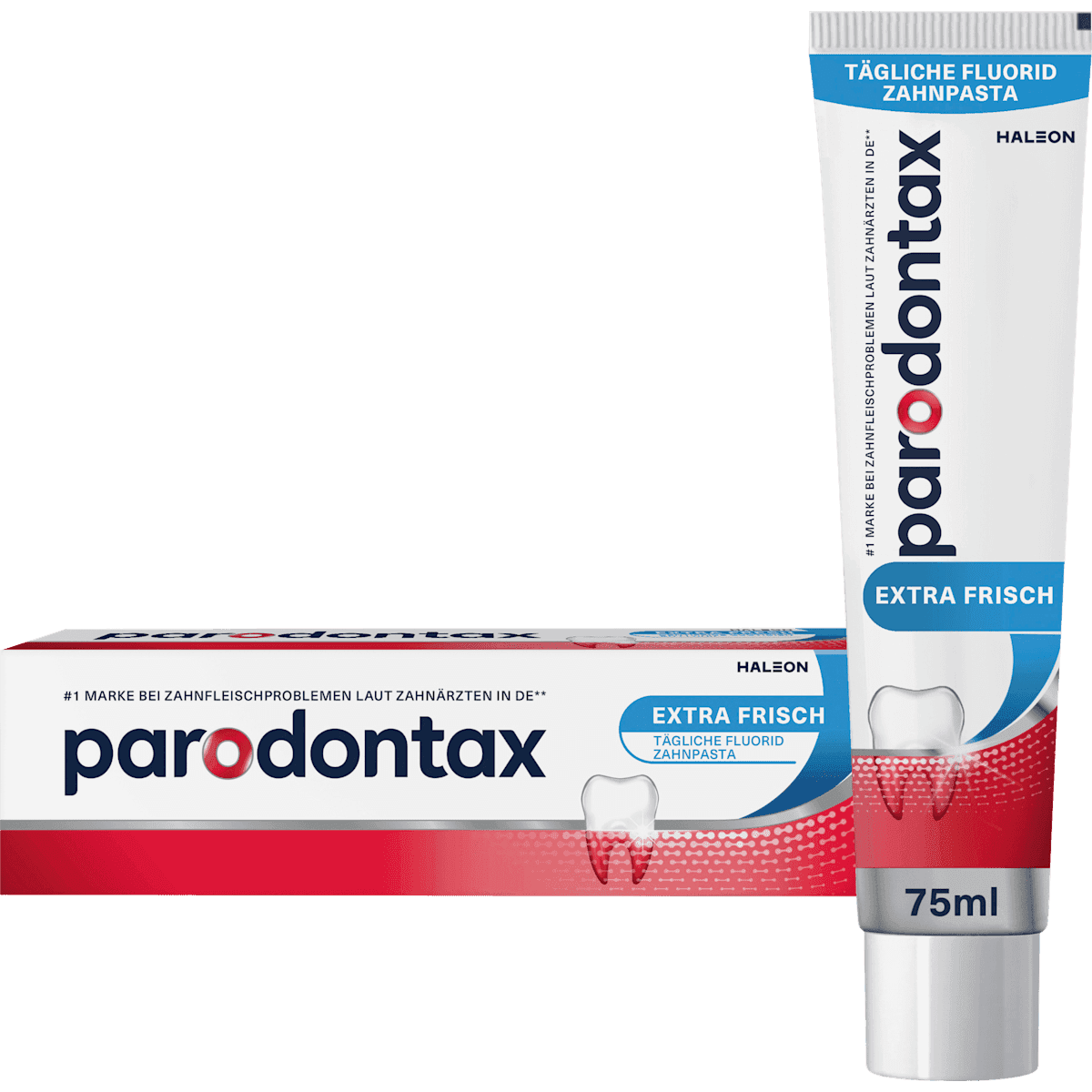 Parodontax Toothpaste extra frais, 75 ml — authentic German product in Morocco