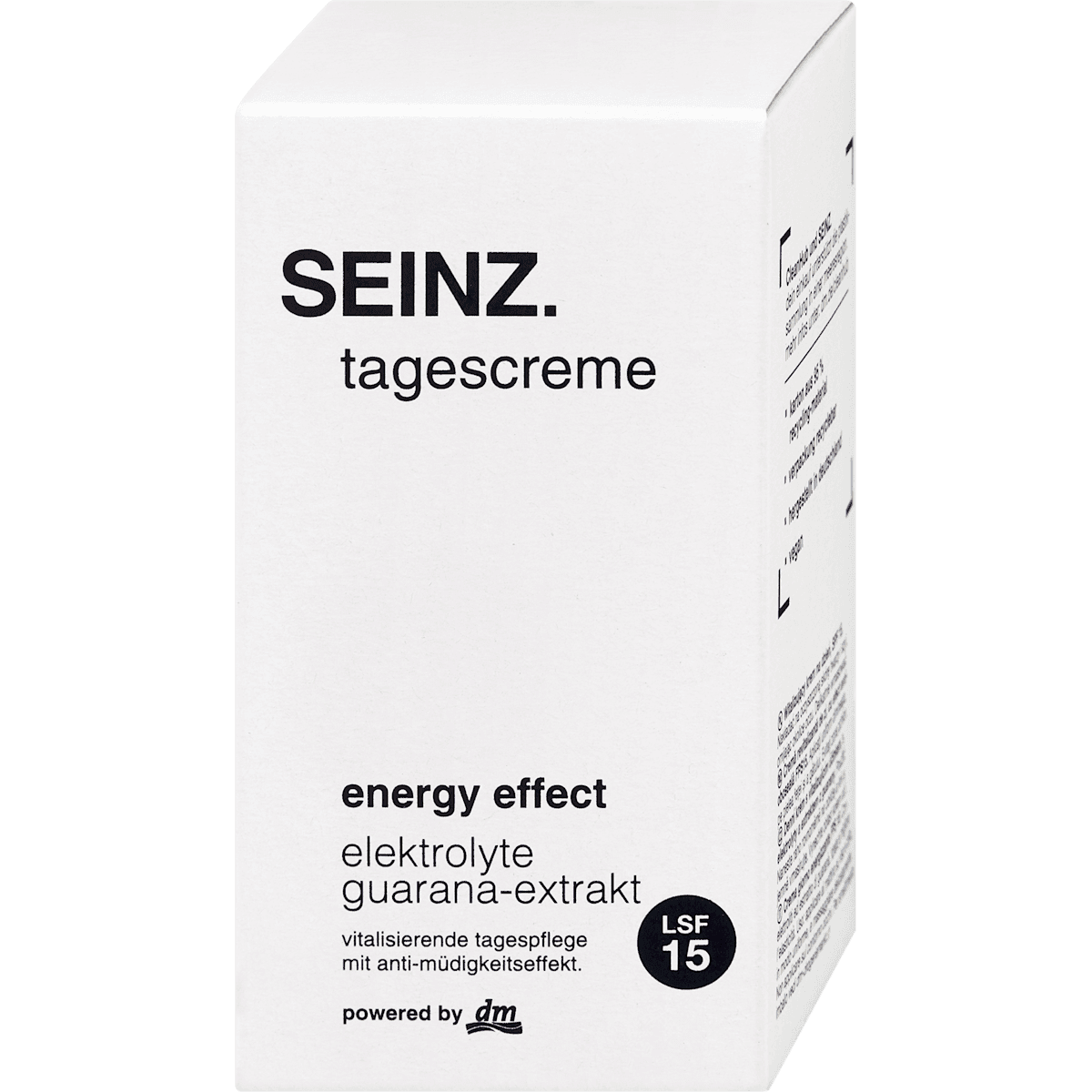 SEINZ. crème visage energy effect LSF 15, 50 ml (SEINZ. Gesichtscreme energy effect LSF 15, 50 ml) — منتج ألماني أصلي في المغرب