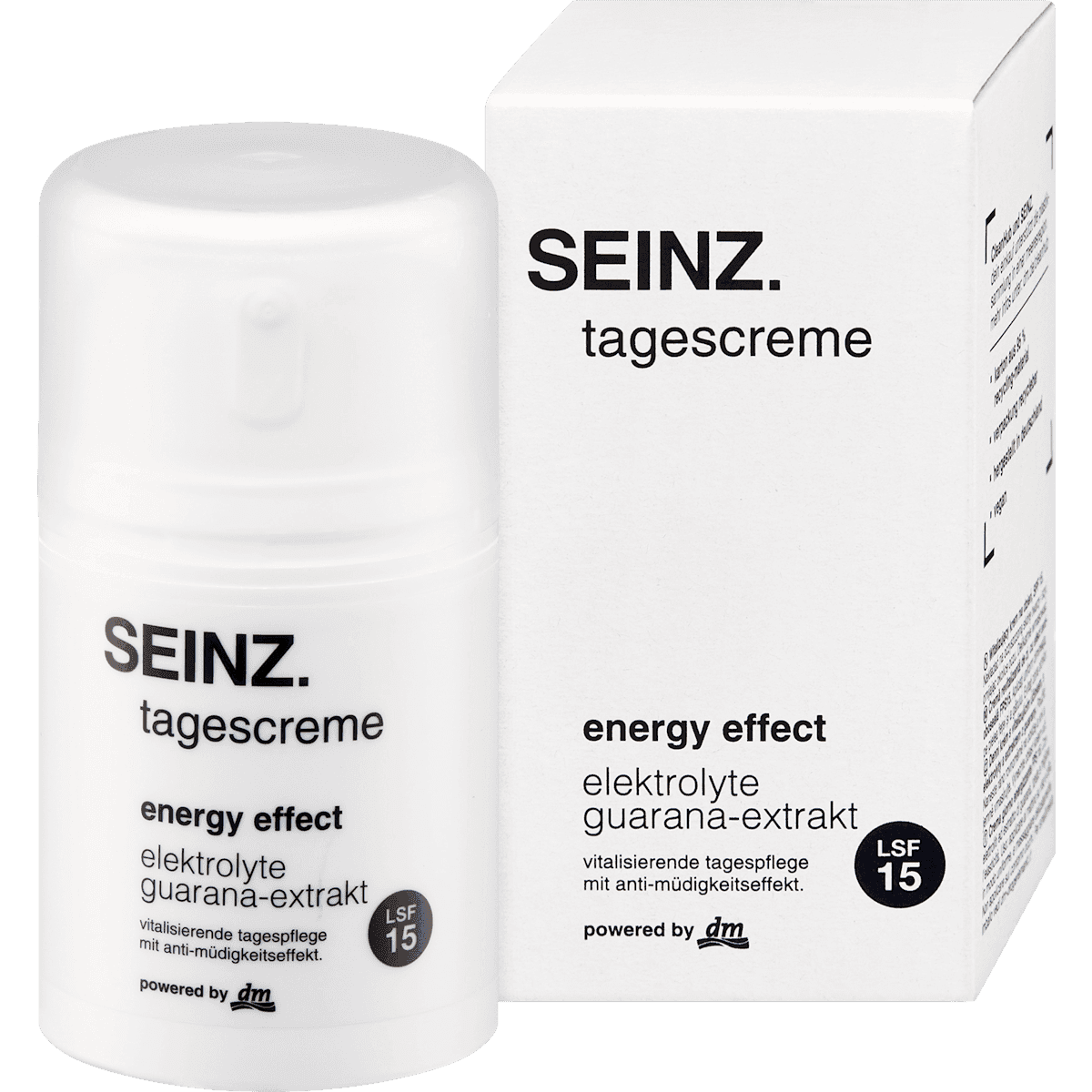 SEINZ. crème visage energy effect LSF 15, 50 ml (SEINZ. Gesichtscreme energy effect LSF 15, 50 ml) — منتج ألماني أصلي في المغرب