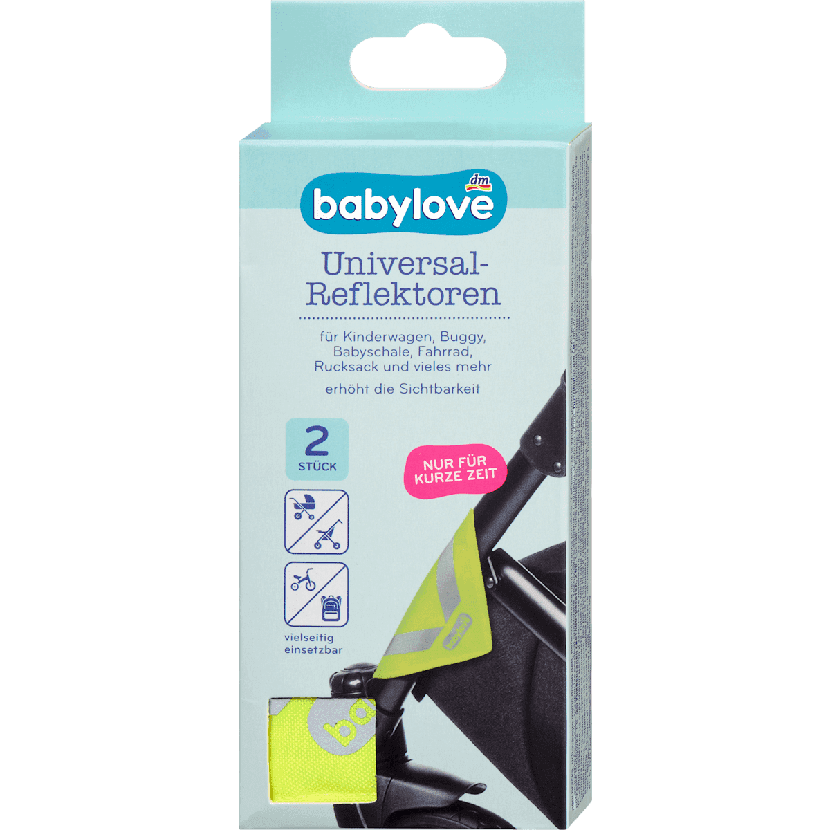 Babylove Universal Reflektoren, 2 pièces (Babylove Universal Reflektoren, 2 St) — produit allemand authentique au Maroc
