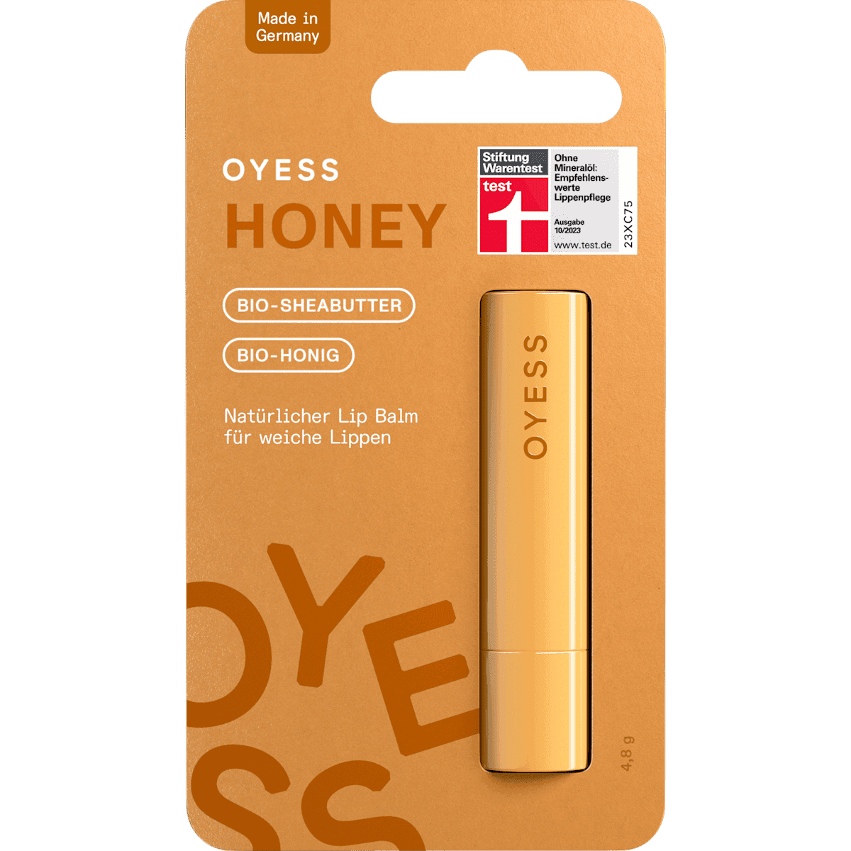oyess lip care Honey, 4,8 g — authentic German product in Morocco