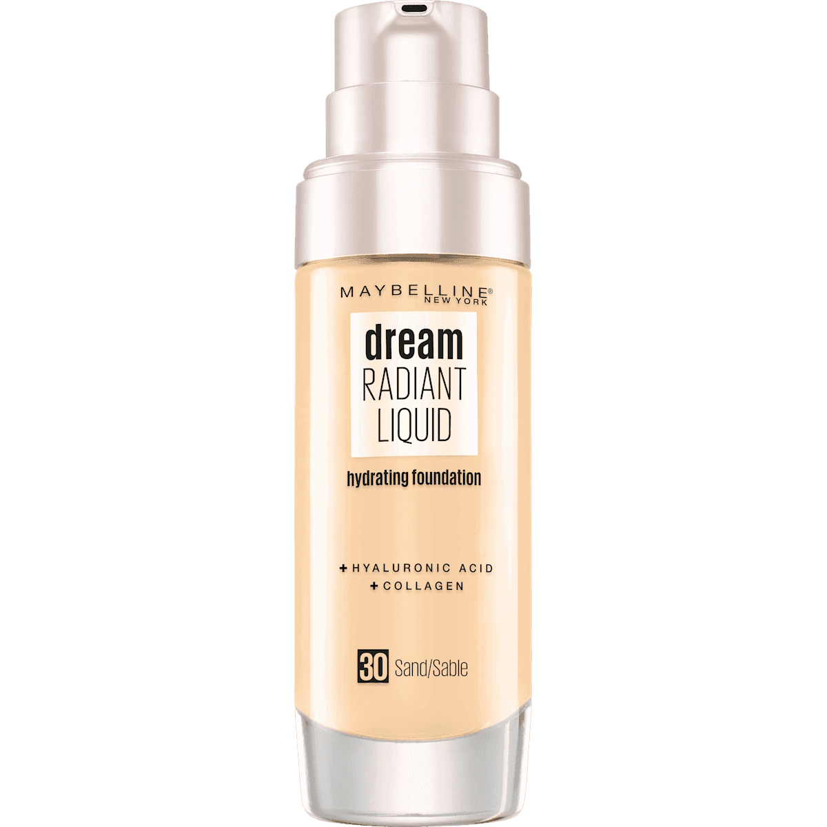 MAYBELLINE NEW YORK Foundation Dream Radiant Liquid Acide hyaluronique 30 Sand, 30 ml — منتج ألماني أصلي في المغرب