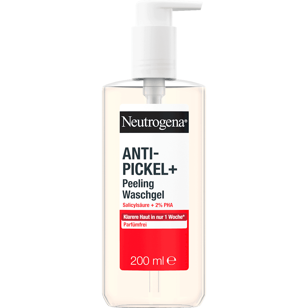 Neutrogena anti-boutons Gommage Cleanser AHA/PHA/BHA, 200 ml — produit allemand authentique au Maroc
