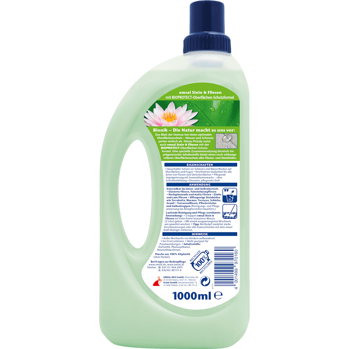emsal Nettoyant sol pierre & carrelage, 1 l (emsal Bodenreiniger Stein & Fliesen, 1 l) — منتج ألماني أصلي في المغرب