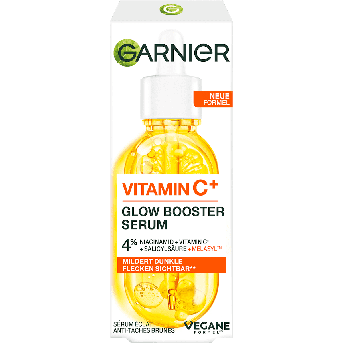 Garnier Skin Active Serum Glow Booster, Vitamine C Anti-Dunkle-Flecken, 30 ml — منتج ألماني أصلي في المغرب