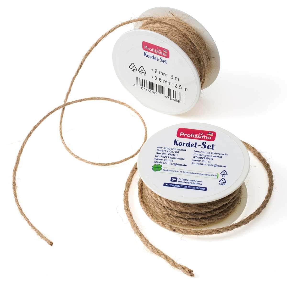 Profissimo Set de ficelle de jute, 7,5 m (Profissimo Jutekordel-Set, 7,5 m) — produit allemand authentique au Maroc