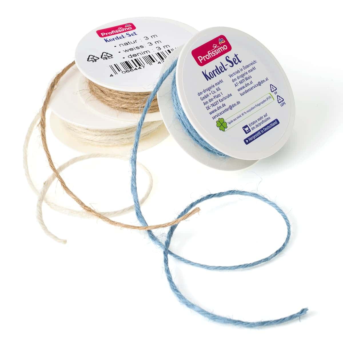 Profissimo Set de ficelle de jute, 9 m (Profissimo Jutekordel-Set, 9 m) — produit allemand authentique au Maroc