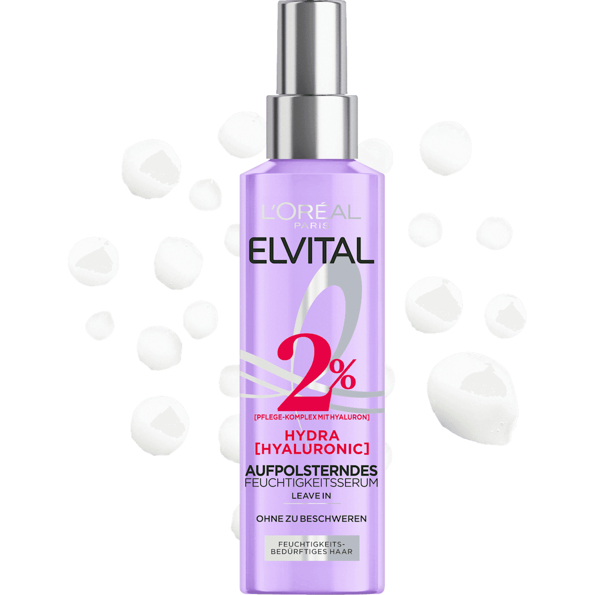 L'ORÉAL PARiS ELVITAL hair serum Hydra Hyaluronic, moisturising, 150 ml — authentic German product in Morocco