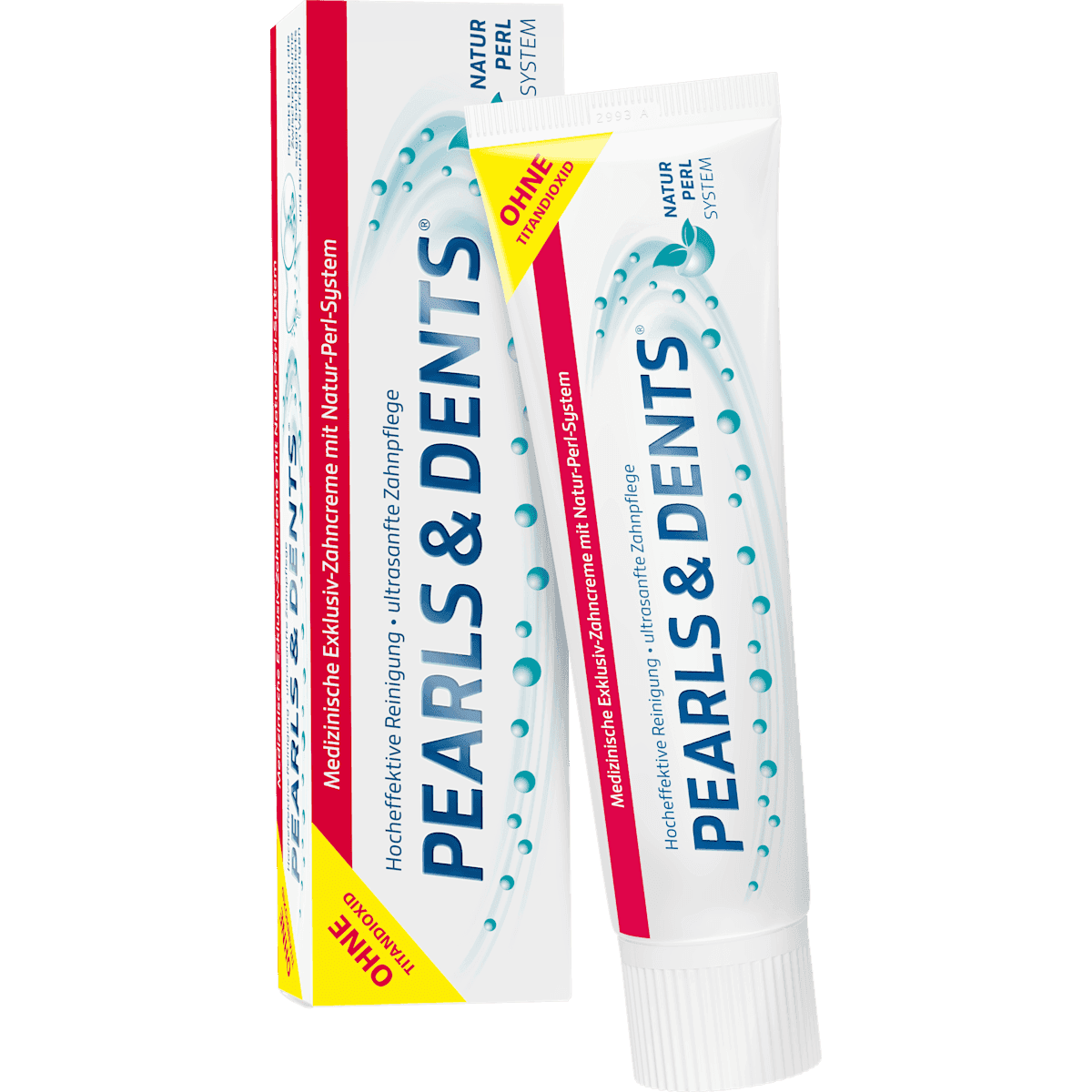 PEARLS&DENTS Dentifrice Natur Perl System, 100 ml (PEARLS&DENTS Zahnpasta Natur Perl System, 100 ml) — produit allemand authentique au Maroc