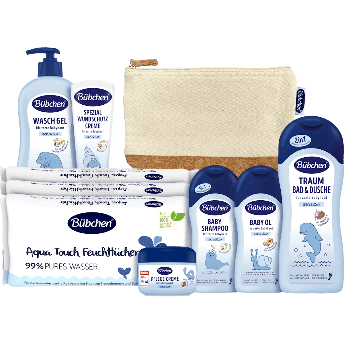 Bübchen soins bébé Baby Care, 7 pièces coffret de démarrage, 1 pièce — produit allemand authentique au Maroc