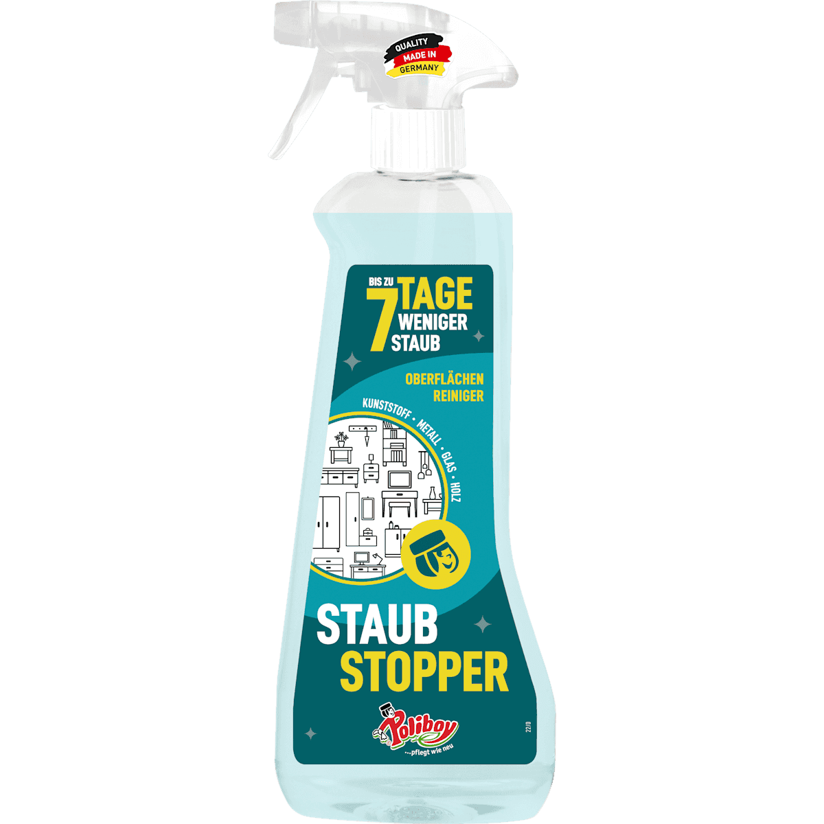 Poliboy Nettoyant meubles anti-poussière, 500 ml (Poliboy Möbelreiniger Staubstopper, 500 ml) — منتج ألماني أصلي في المغرب