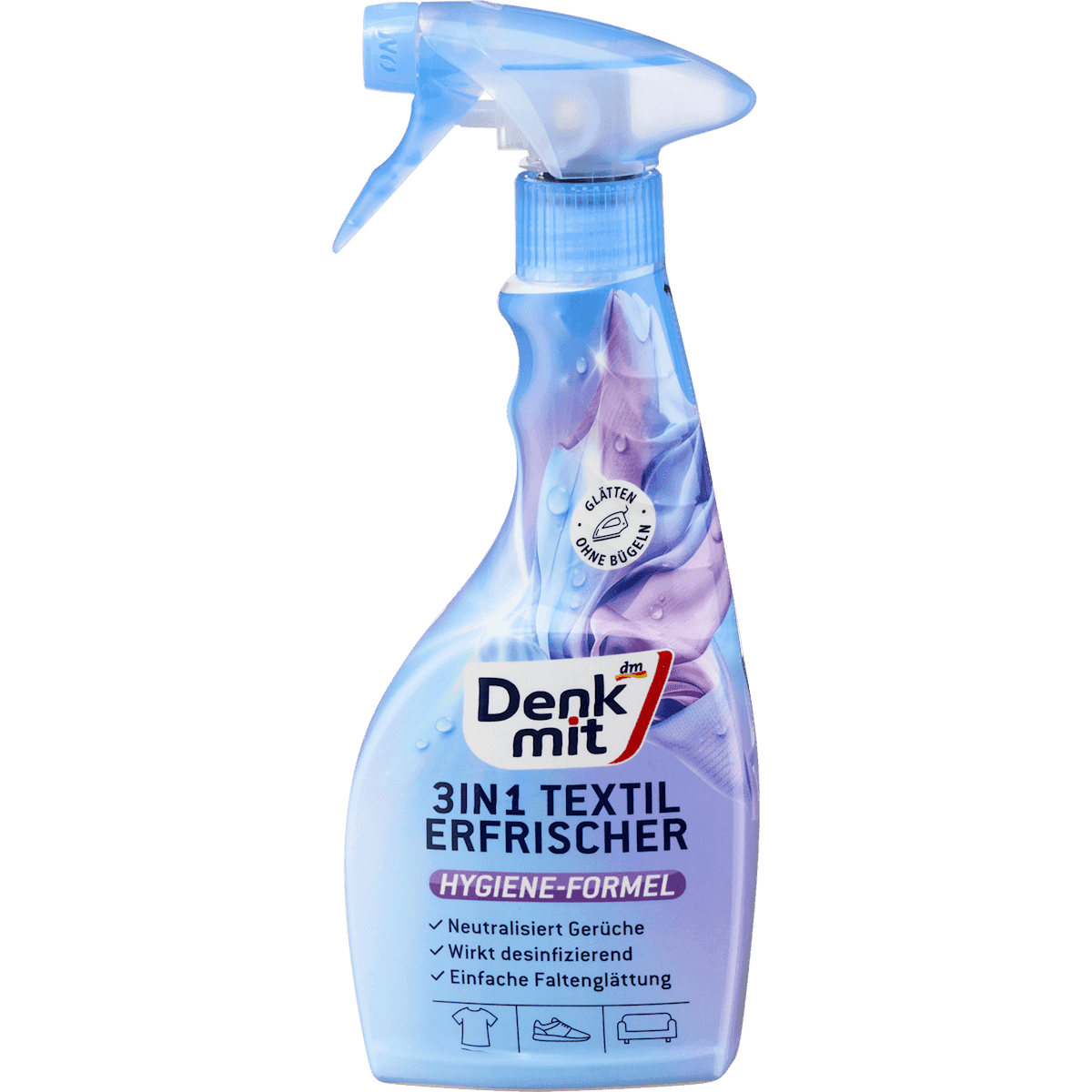 Denkmit Désodorisant textile anti-plis 3en1, 500 ml — منتج ألماني أصلي في المغرب