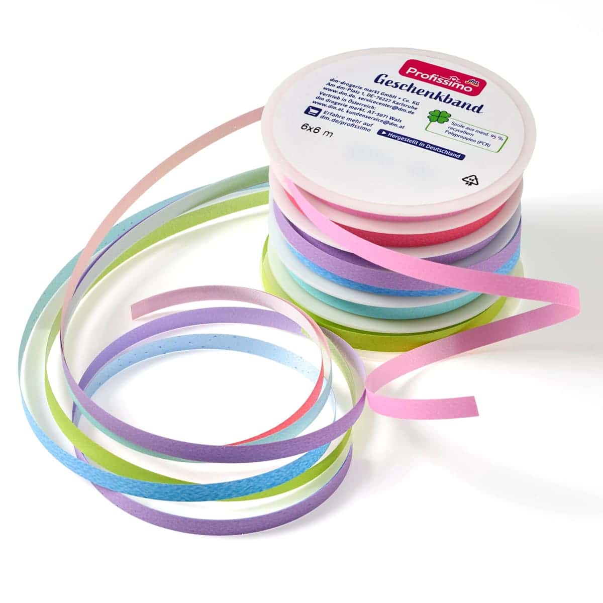 Profissimo Bolduc Set 6 couleurs, 36 m (Profissimo Ringelband Set 6 Farben, 36 m) — produit allemand authentique au Maroc