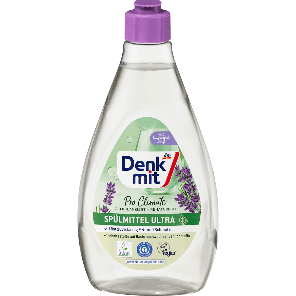 Denkmit Liquide vaisselle Ultra Pro Climate lavande, 500 ml — منتج ألماني أصلي في المغرب