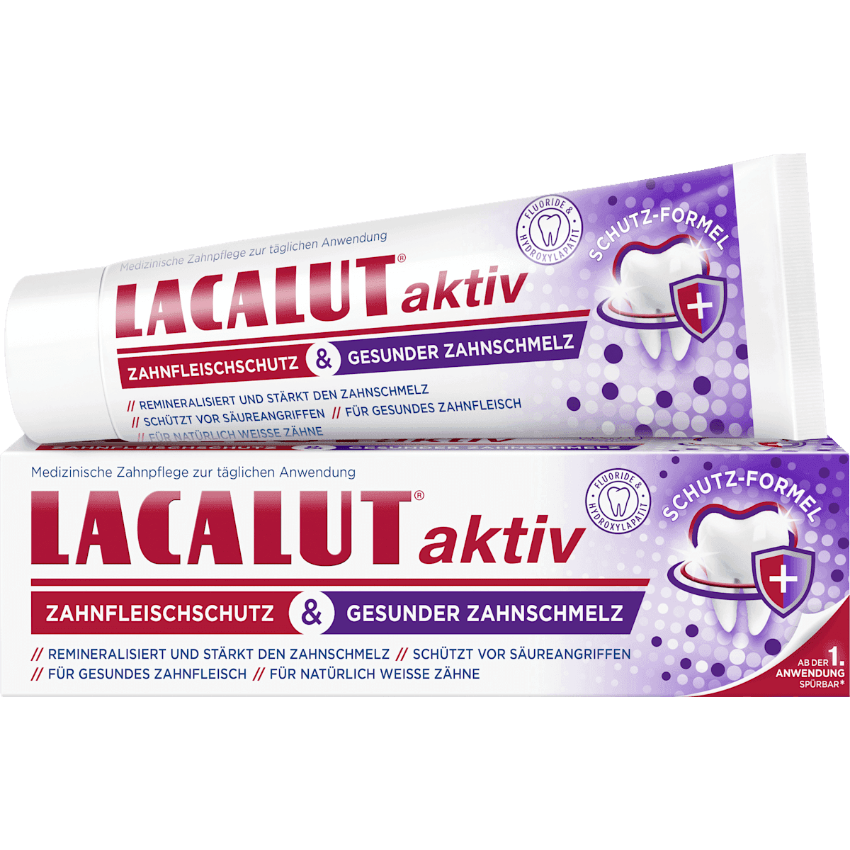 Lacalut Dentifrice aktiv protection des gencives & émail sain, 75 ml — منتج ألماني أصلي في المغرب