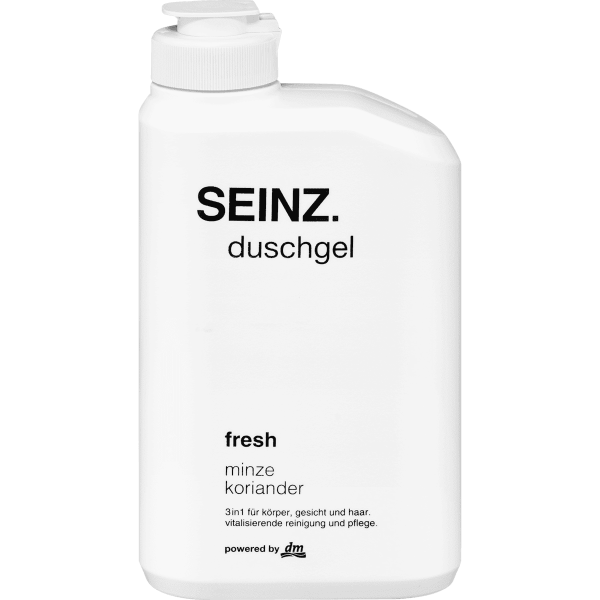 SEINZ. Gel douche fresh 3in1, 300 ml (SEINZ. Duschgel fresh 3in1, 300 ml) — produit allemand authentique au Maroc