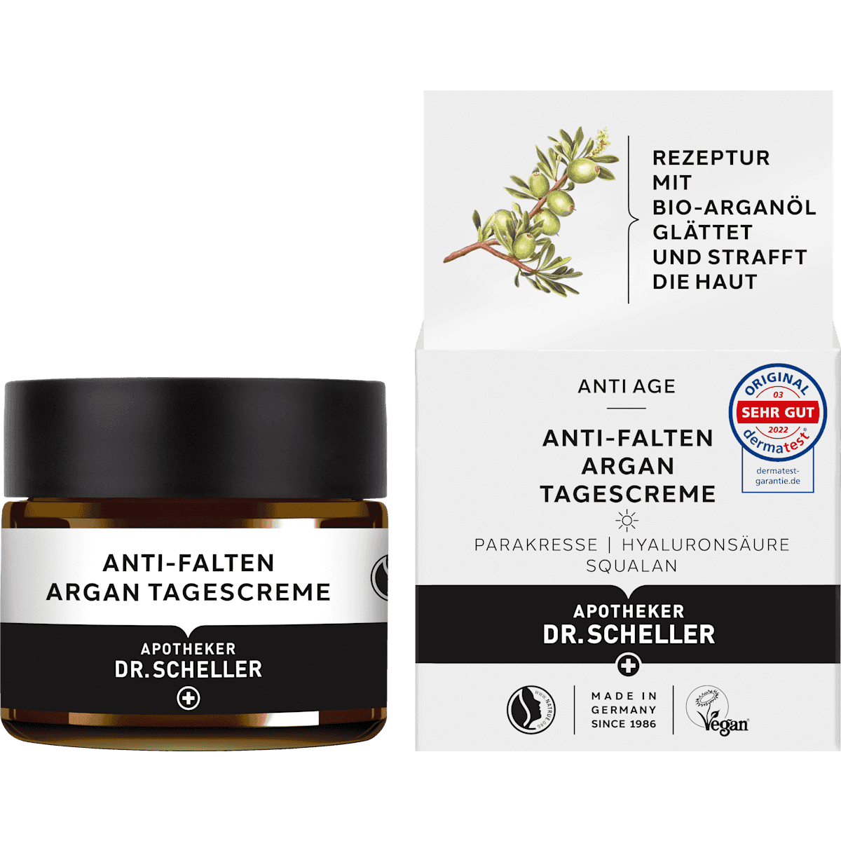 Dr. Scheller anti-rides crème visage Argan, 50 ml — منتج ألماني أصلي في المغرب