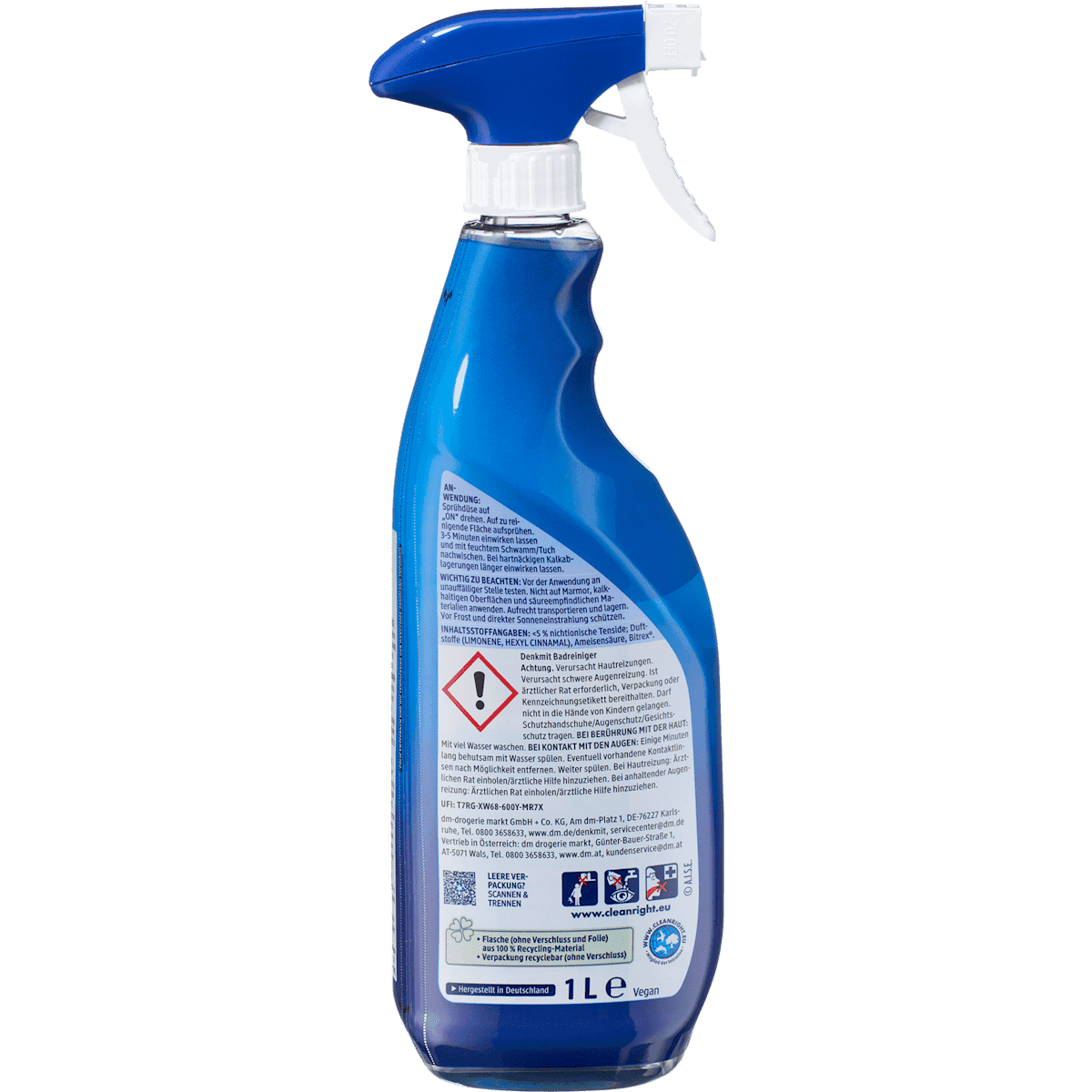 Denkmit Nettoyant salle de bain avec parfum fraîcheur, 1 l (Denkmit Badreiniger mit Frische-Duft, 1 l) — منتج ألماني أصلي في المغرب