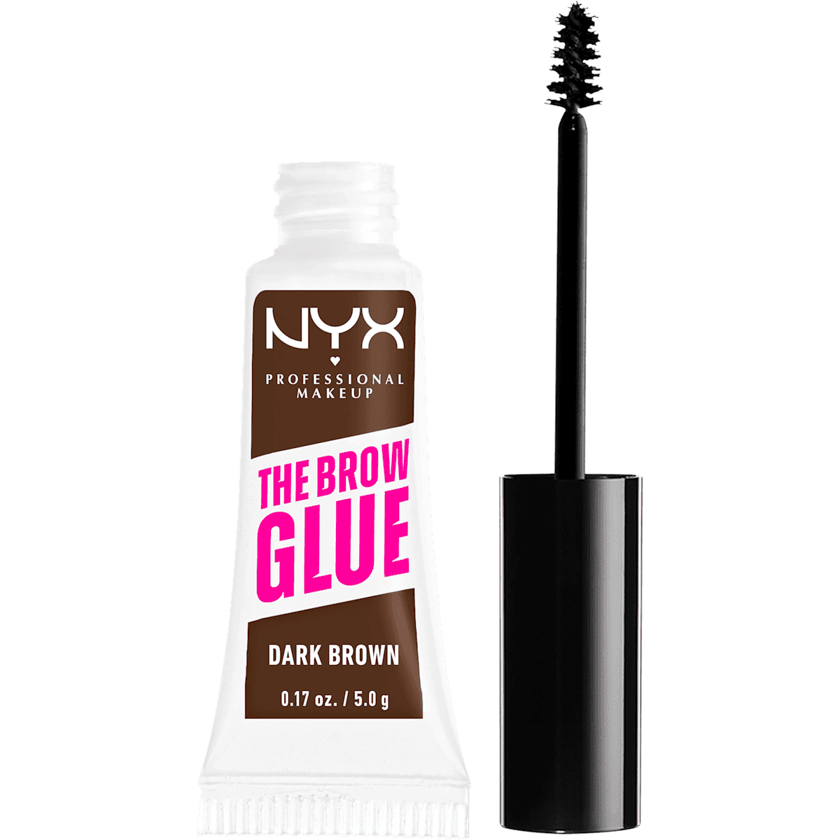 NYX PROFESSIONAL MAKEUP Gel à sourcils The Brow Glue Styler 04 Dark Brown, 5 g — produit allemand authentique au Maroc
