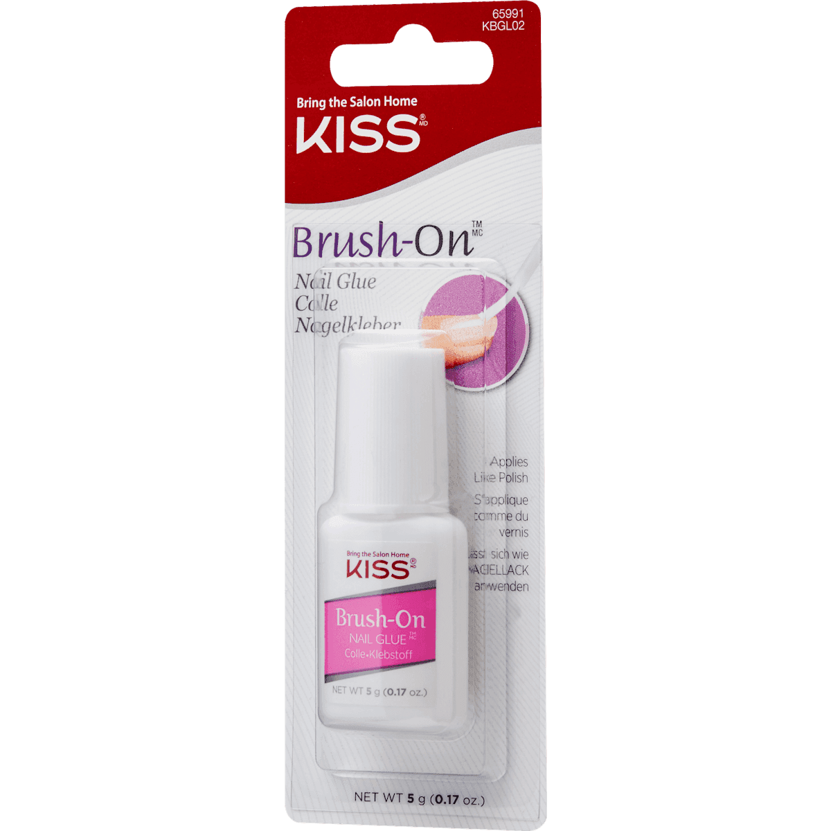 KISS Colle à ongles Brush On, 5 g — produit allemand authentique au Maroc