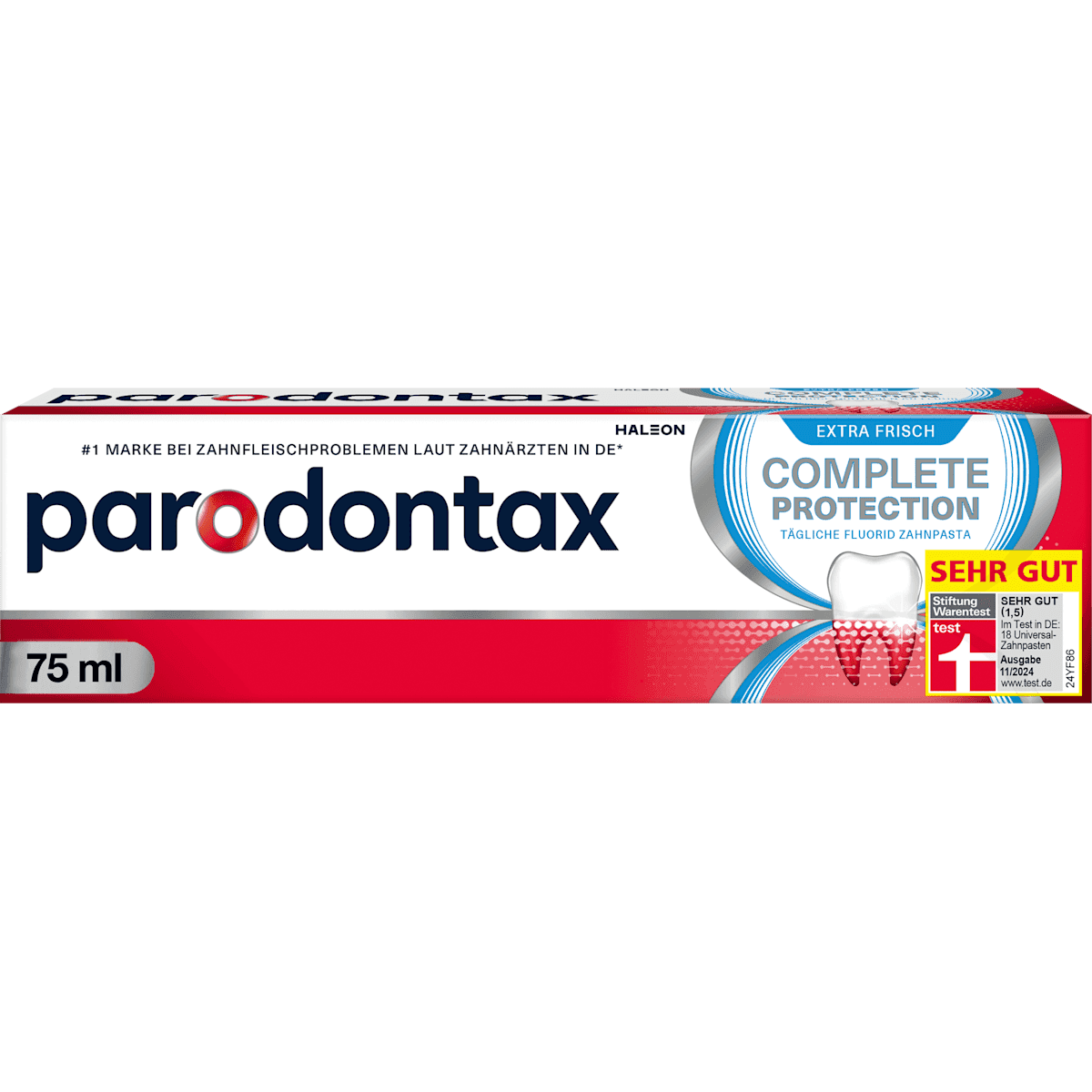Parodontax Toothpaste Complete Protection extra frais, 75 ml (Parodontax Zahnpasta Complete Protection extra frisch, 75 ml) — authentic German product in Morocco
