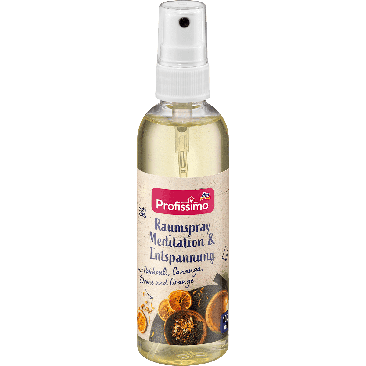 Profissimo Spray parfumé Meditation & Détente, 100 ml (Profissimo Duftspray Meditation & Entspannung, 100 ml) — produit allemand authentique au Maroc