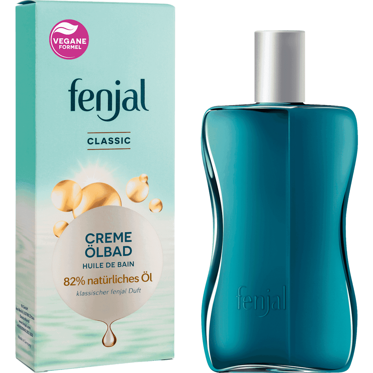 Fenjal crème Bain à l'huile Classic, 125 ml — produit allemand authentique au Maroc