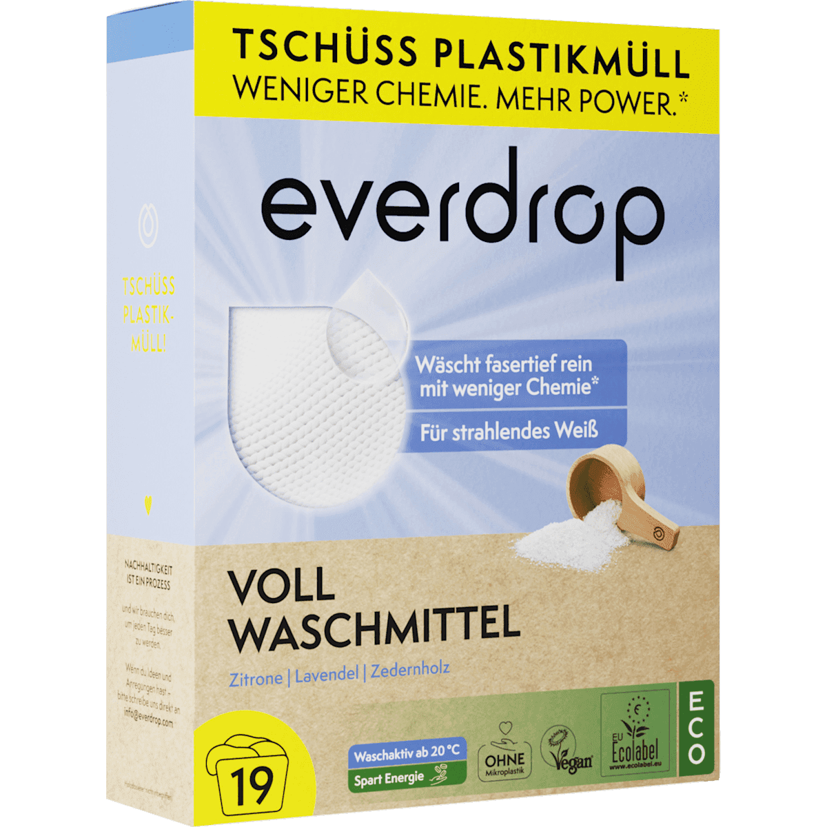 everdrop Lessive universelle poudre, 19 lavages (everdrop Vollwaschmittel Pulver, 19 Wl) — منتج ألماني أصلي في المغرب