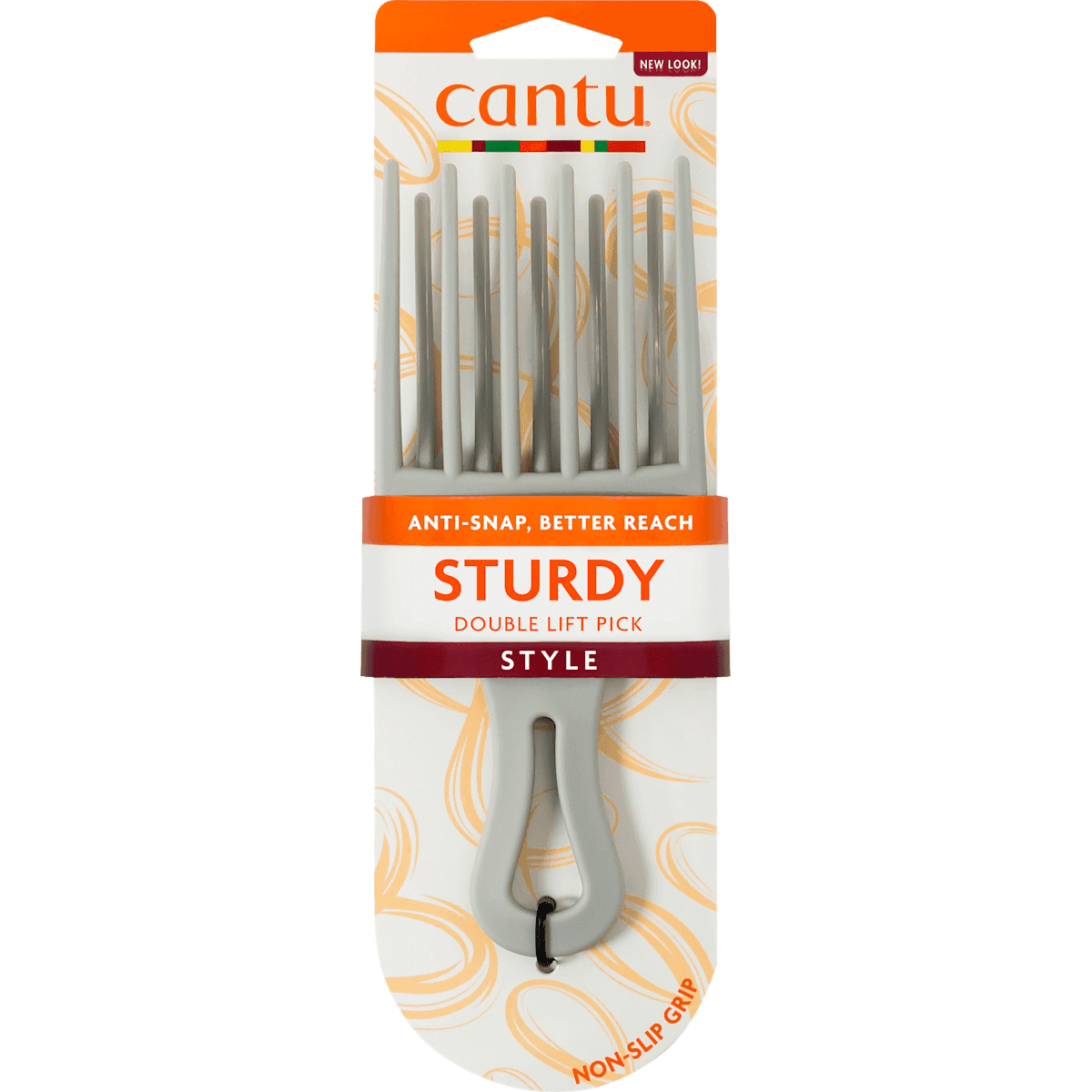 cantu Lockenkamm Extra Lift Double Row Pick, 1 pièce — produit allemand authentique au Maroc