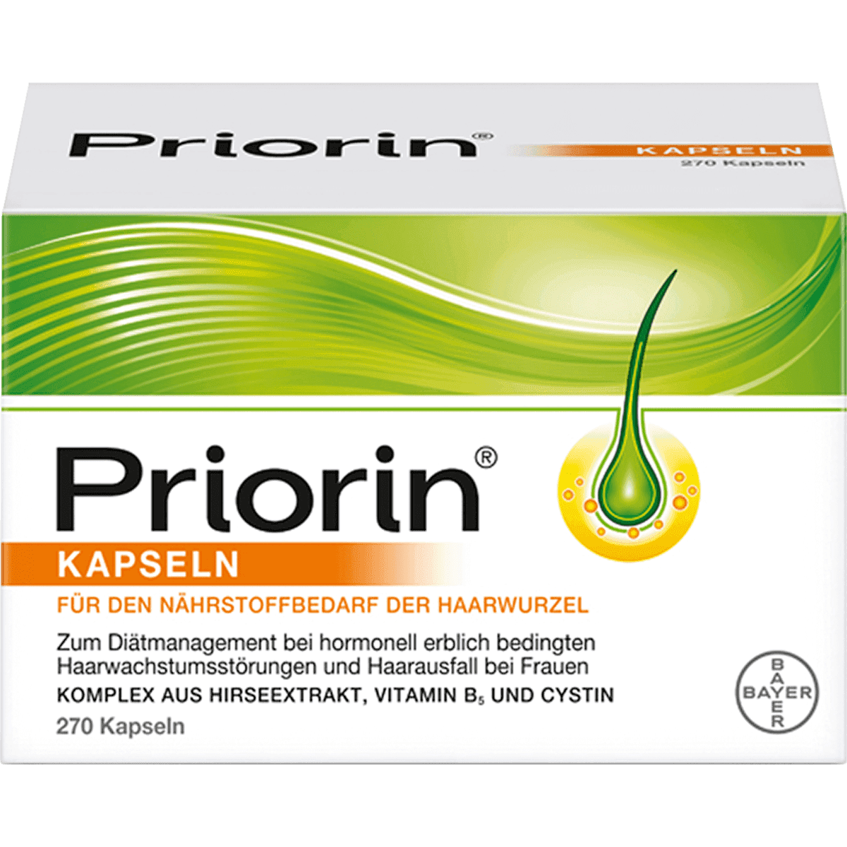 Priorin gélules pour nourrir la racine des cheveux, 270 pièces — منتج ألماني أصلي في المغرب